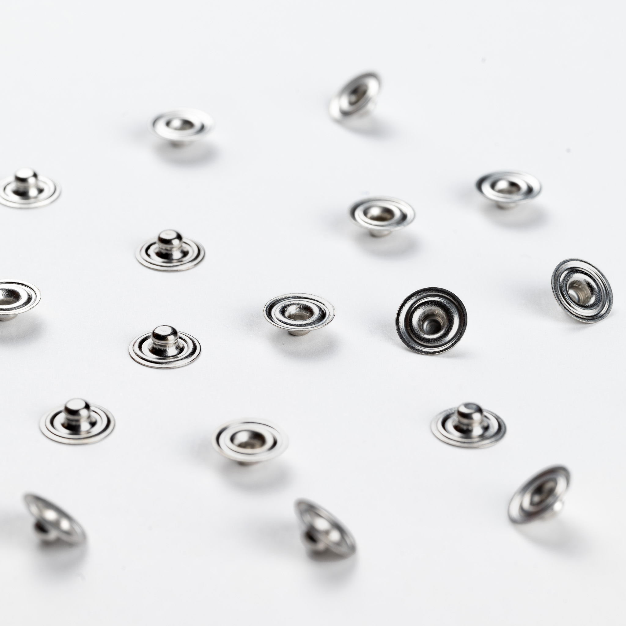 Bouton pression à ressorts parallèles A0