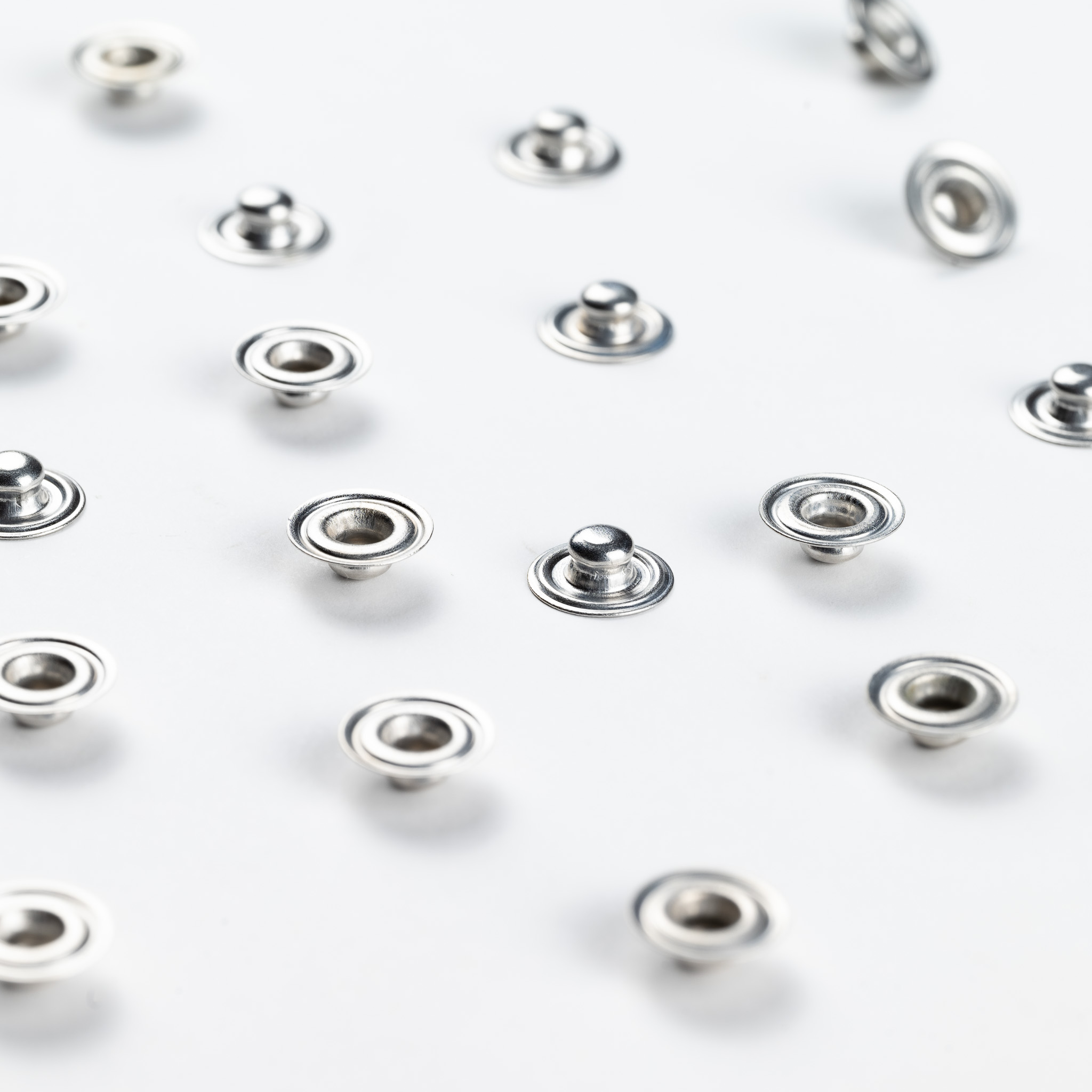 Bouton pression à ressorts parallèles A1