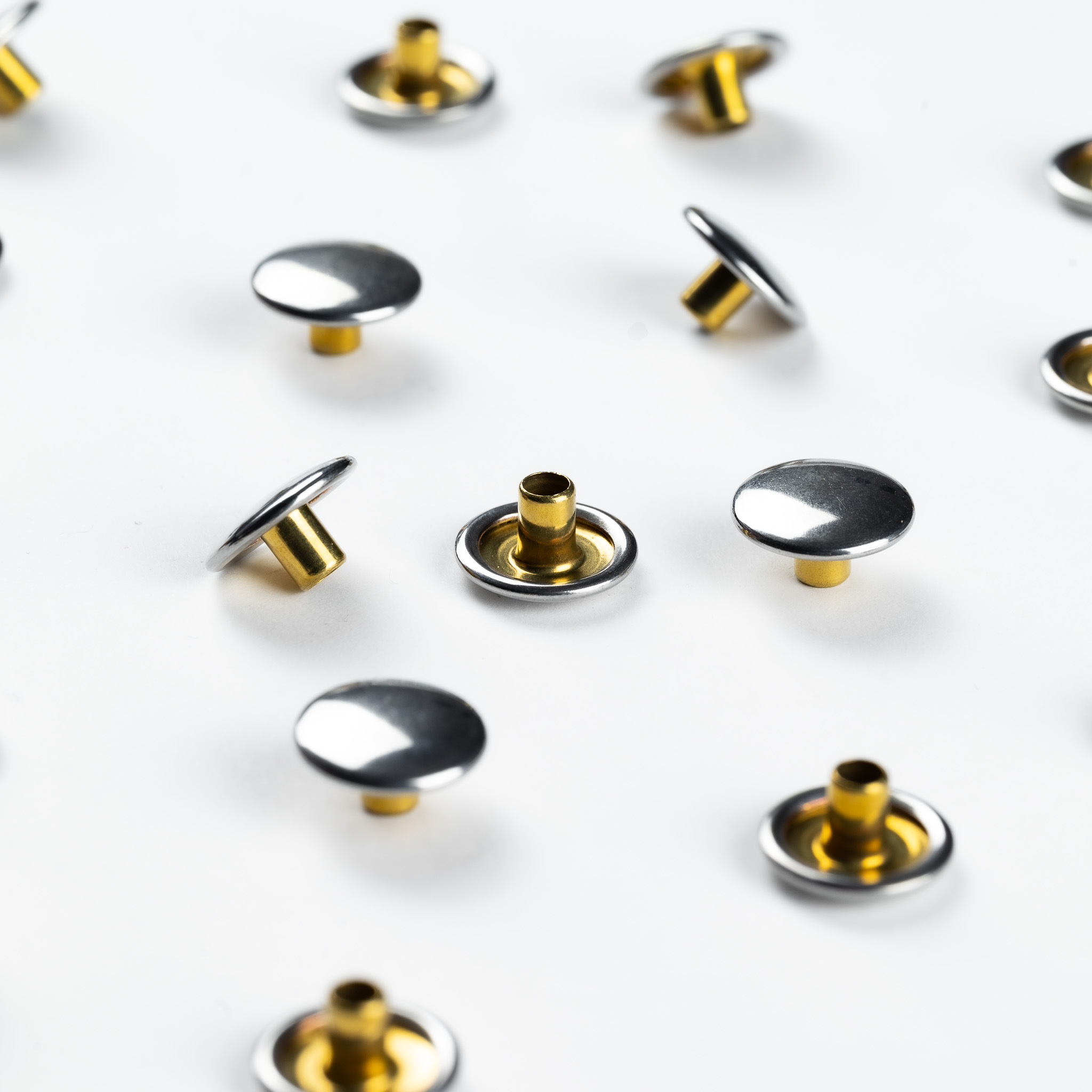 Calotte Ø12,5 de bouton pression à ressort circulaire K3